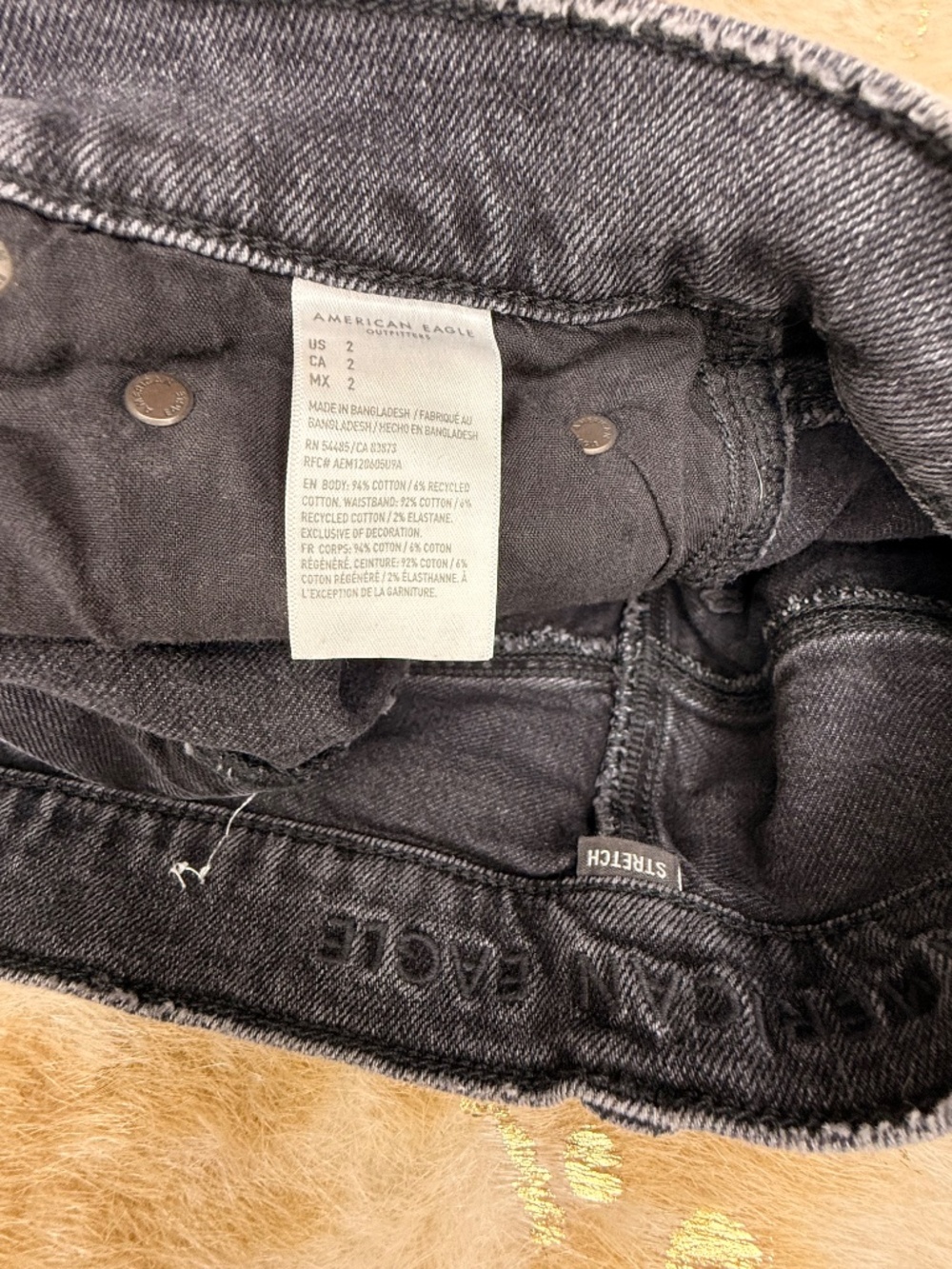 American Eagle‎ Highest Rise 90's Boyfriend Shorts Women's Size 2 - Picture 4 of 8